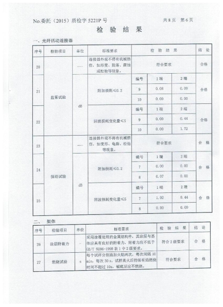 Inspection report